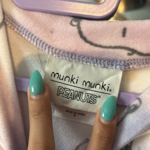 munki munki Kids Snoopy Pajama Set - Light Pink - Picture 5 of 5